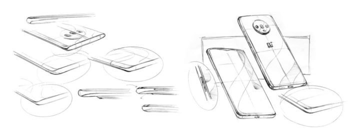 Эскизы - как создавался дизайн OnePlus 7T