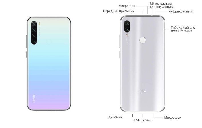 Redmi Note 8 (справа) и Note 7 Pro (слева)