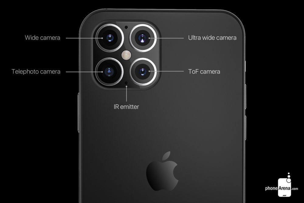 iPhone 12 - рендерное изображение