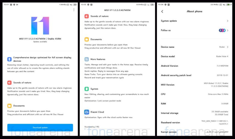 MIUI 11 для Xiaomi Galaxy Note 4