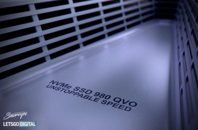 Информация о накопителе на корпусе PS 5 - NVMe SSD 980 QVO