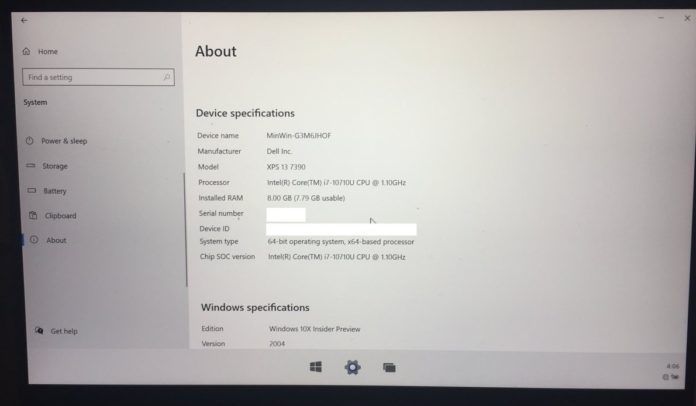 Windows 10x на устройствах пользователей