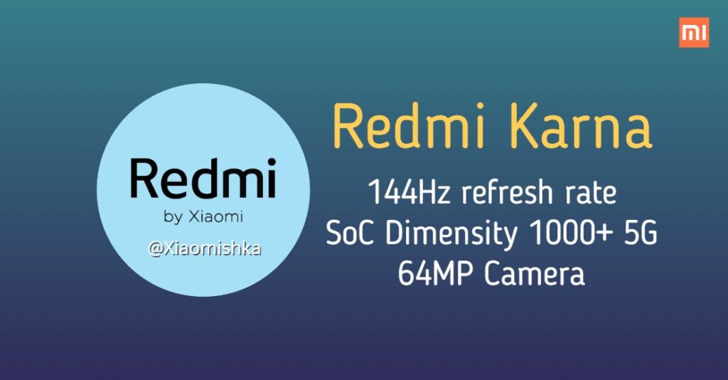 Смартфон Redmi Karna – это 144-герцевый экран и 64-мегапиксельная камера