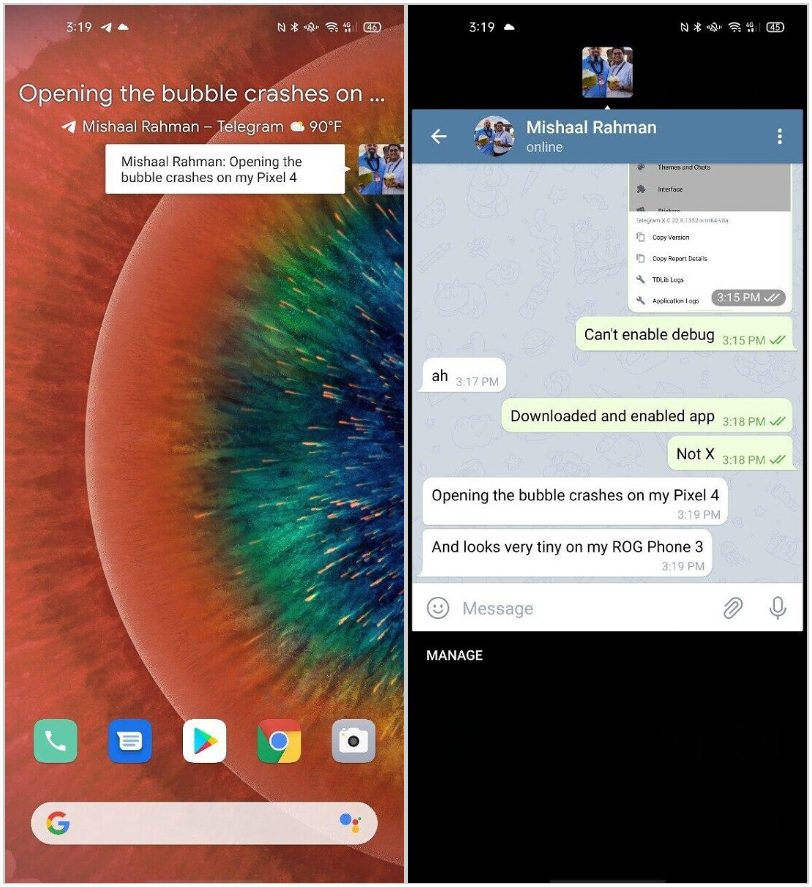 В Telegram для Android появился аналог чат-фото