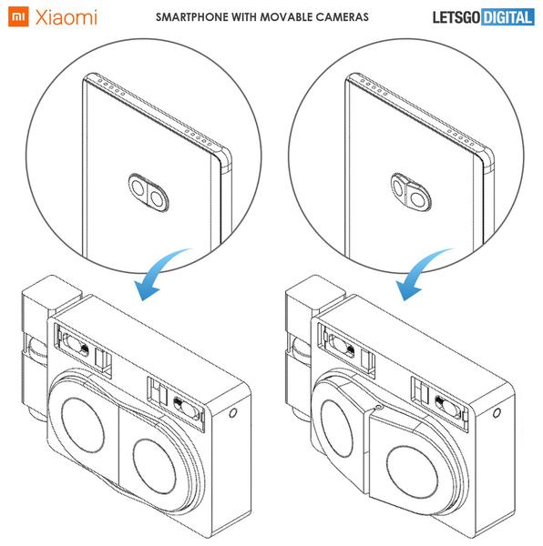 Инновационное решение на рендерном изображении смартфона Xiaomi