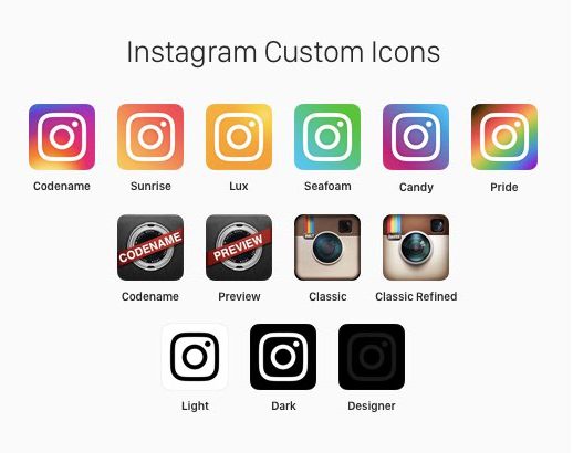 Замена иконки в Instagram