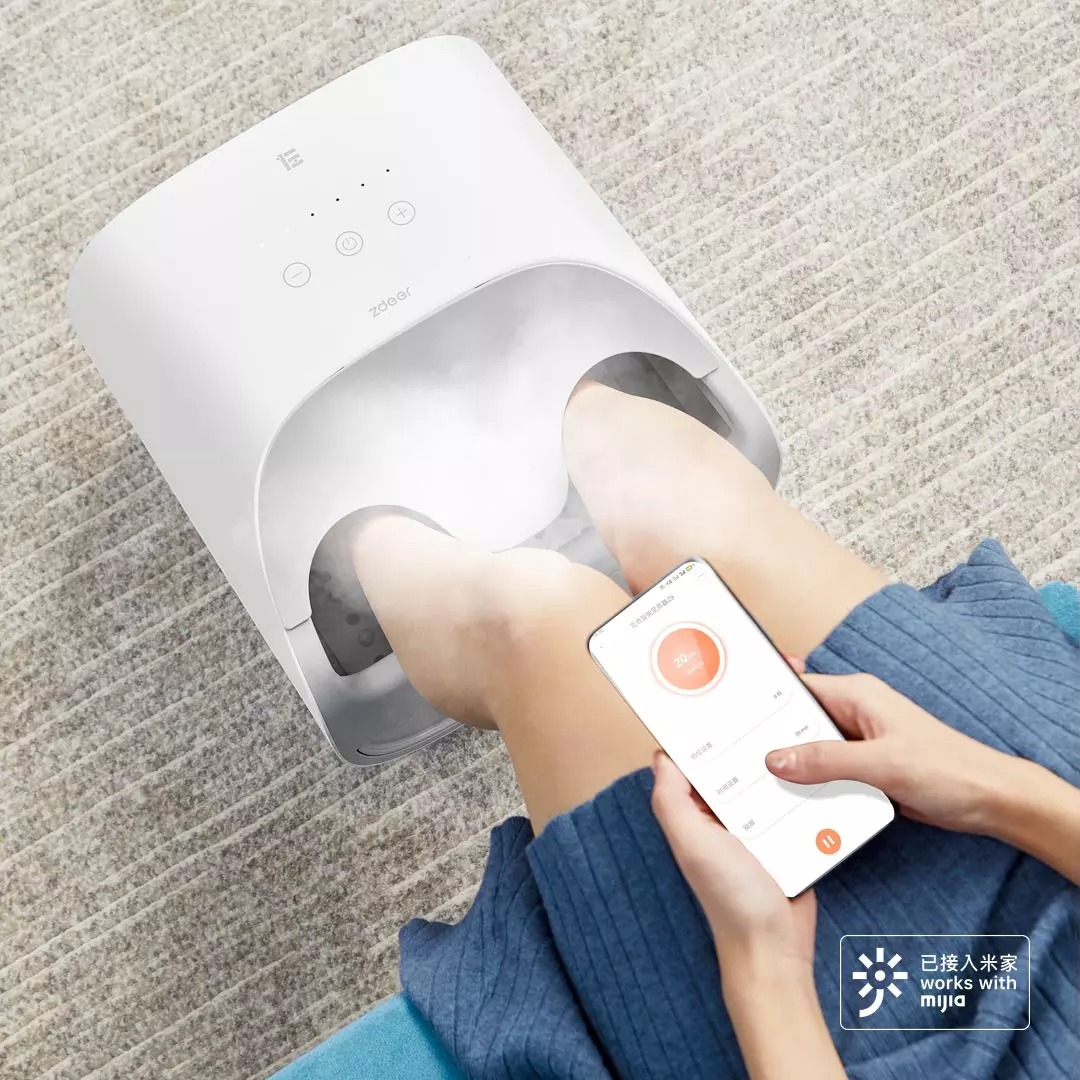 «Умная» паровая ванная для ног Xiaomi обеспечит комфорт зимним вечером - Zdeer Smart Steam Footbath Z9