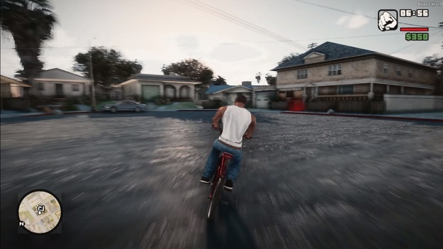 GTA: San Andreas показали в новой графике