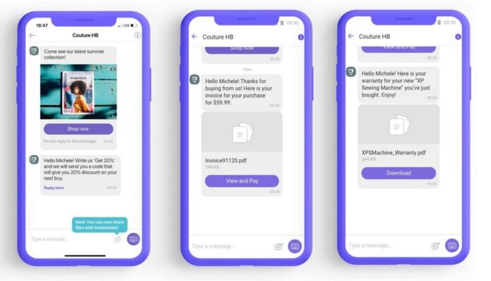 File Sharing - новая функция Viber, призванная упростить коммуникацию между бизнесом и потребителями