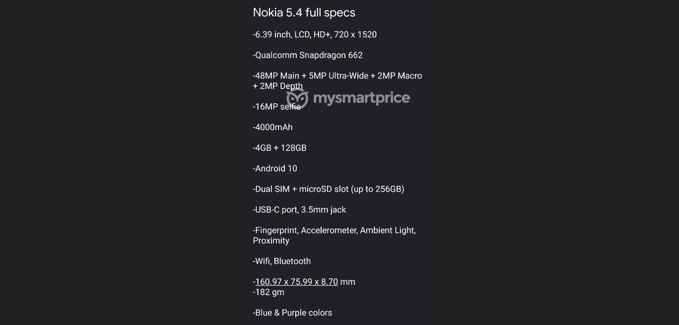 Характеристики новейшего смартфона Nokia опубликованы в Сети