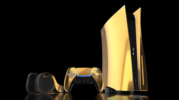 Цена золотой Sony PS 5