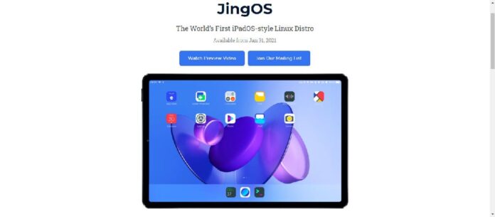 JingOS - первый в Китае дистрибутив Linux с возможностями Apple iPadOS