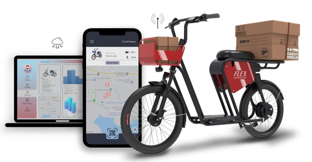 Представлений Smartron Tbike Flex - електричний велосипед для перевезення вантажів