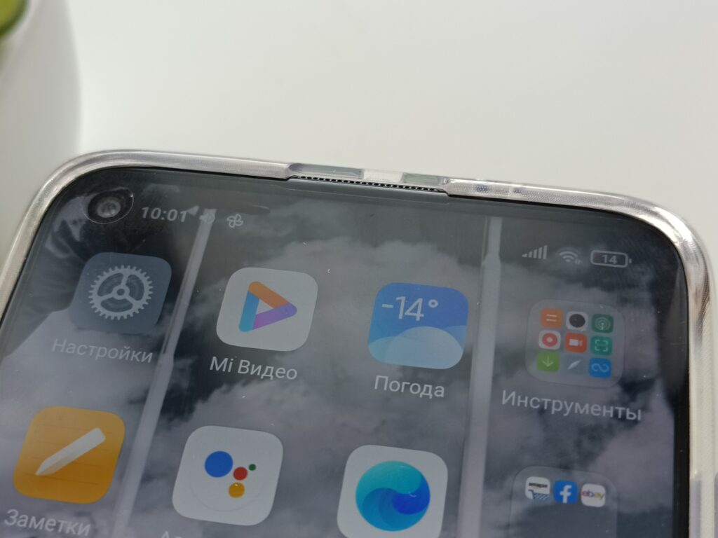 Redmi Note 9T в чехле