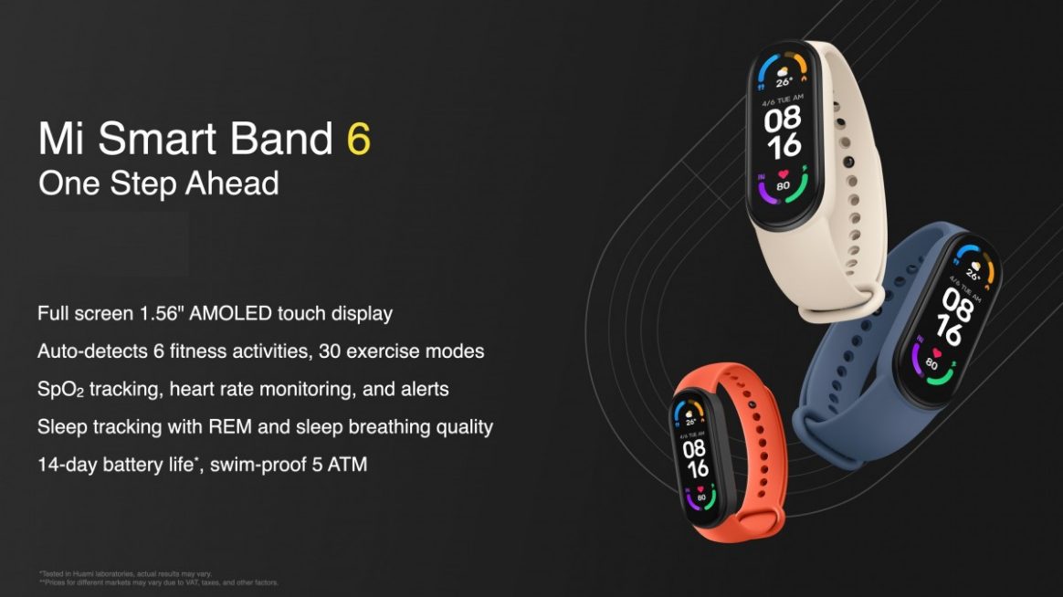 Трекер Mi Smart Band 6 получил первый апдейт сразу после презентации