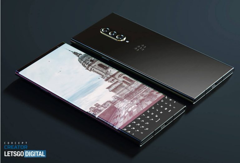 Первые изображения перспективного смартфона BlackBerry Key 3 5G