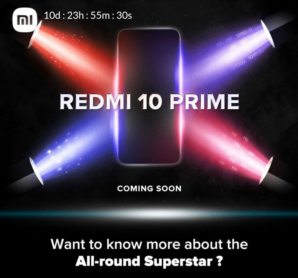  Redmi 10 Prime