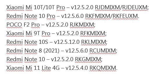 Десять смартфонов Xiaomi Redmi и Poco начали получать MIUI 12.5