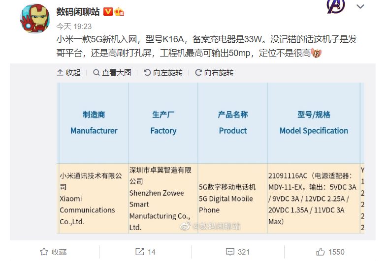 Redmi K40 Lite: новый доступный смартфон Xiaomi с 50 Мп камерой и быстрой зарядкой