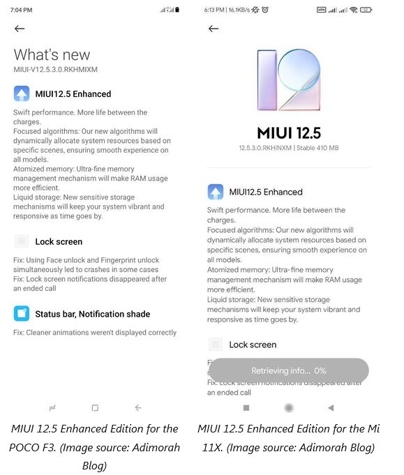 Смартфоны за пределами Китая начали получать прошивку MIUI 12.5 Enhanced Edition