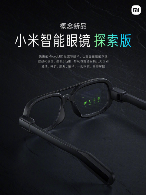 Xiaomi анонсировала первые «умные» очки, которые смогут заменить смартфон