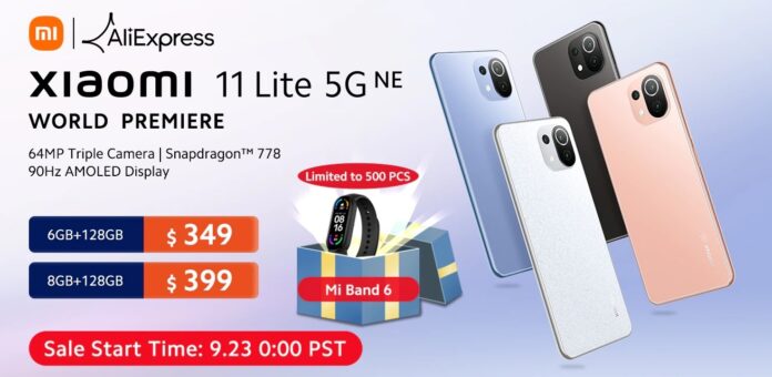 Адаптированный для Европы смартфон Xiaomi Mi 11 Lite NE доступен на AliExpress со значительной скидкой