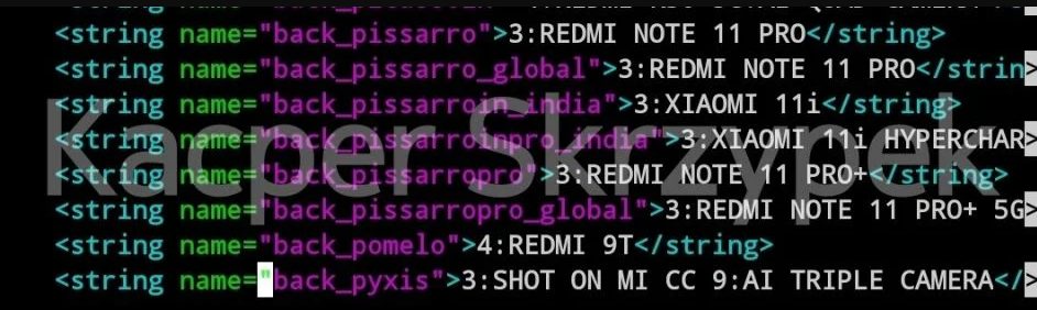 Redmi Note 11 Pro в коде MIUI (глобальный)
