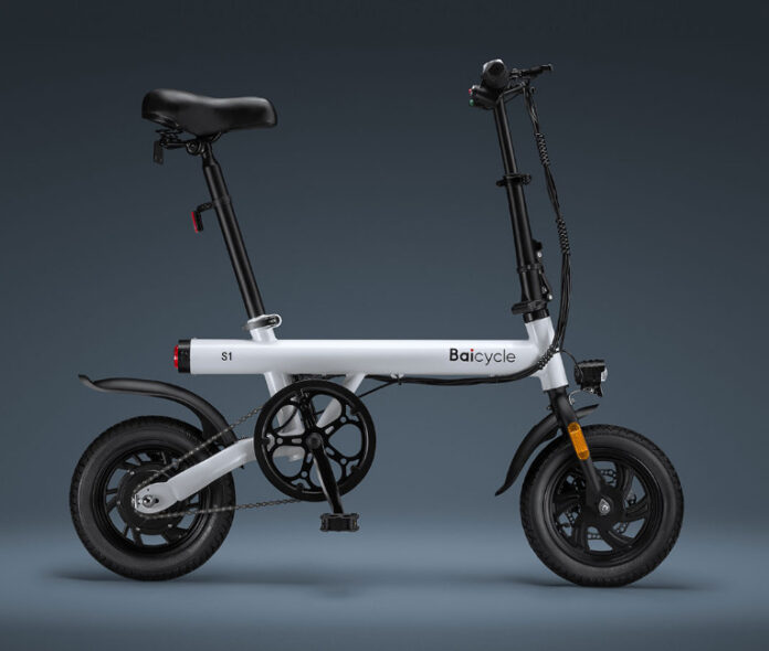 12-дюймовый складной электрический велосипед Baicycle Xiaobai