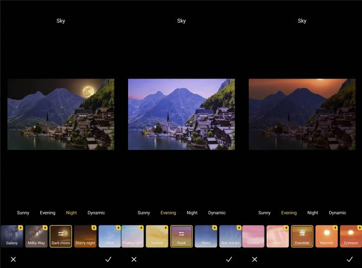 Xiaomi запустила новые магические эффекты для изменения неба на ваших фото