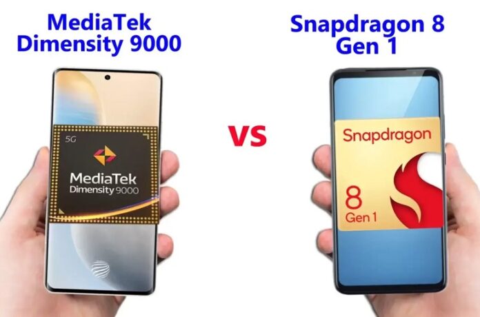 Dimensity 9000 vs Snapdragon SD 8 gen1