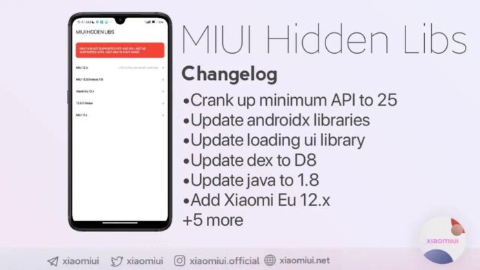 Доступ к скрытым меню MIUI с помощью MIUI Hidden Libs