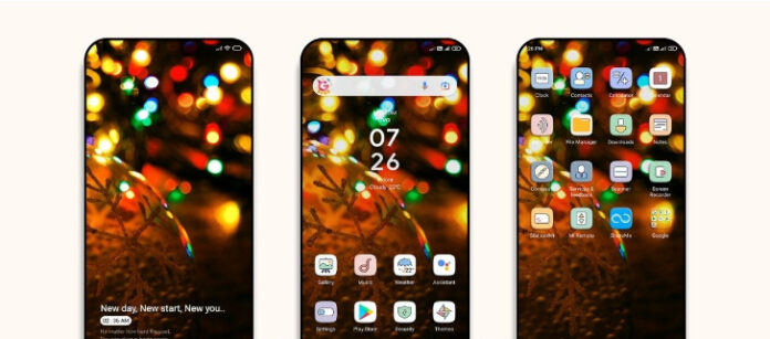 Премиальная новогодне-рождественская тема для Xiaomi/Redmi/Poco, занимающая менее 10 Мб