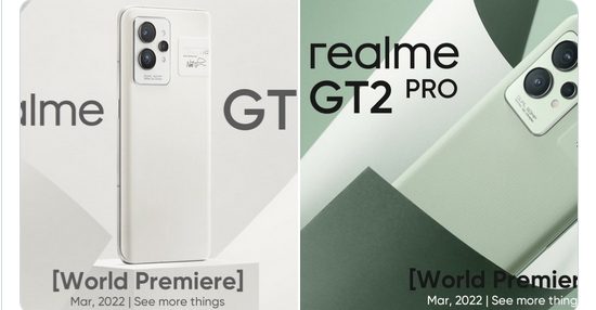 Озвучен срок презентации версий Realme GT2 и Realme GT2 Pro для глобального рынка