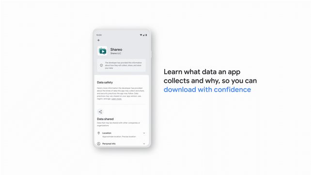 Google Play будет оповещать пользователей о составе собираемых разработчиками персональных данных