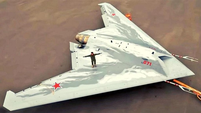 Российский ударный дрон "Охотник"