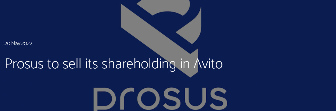 Мажоритарный собственник Avito объявил о продаже бизнеса в РФ