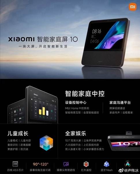 «Умный» экран Smart Display 10 от Xiaomi появился в продаже по цене 147 USD