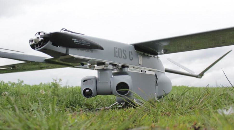 Эстонский дрон с вертикальным взлетом EOS C VTOL