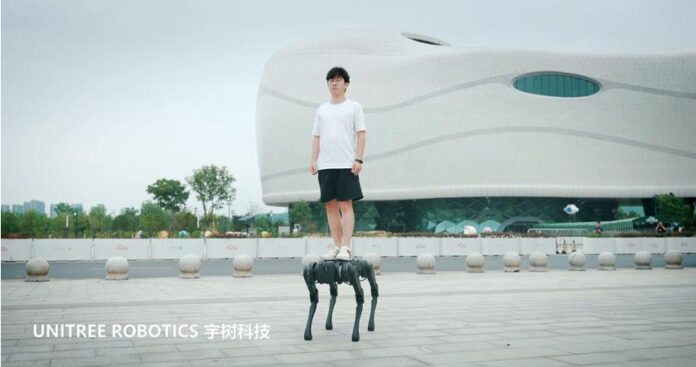 Китайцы научили робота-собаку Unitree B1 ходить под водой и переносить грузы весом более 100 кг (видео)