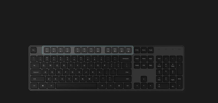 xiaomi wireles keyboard and mouse features