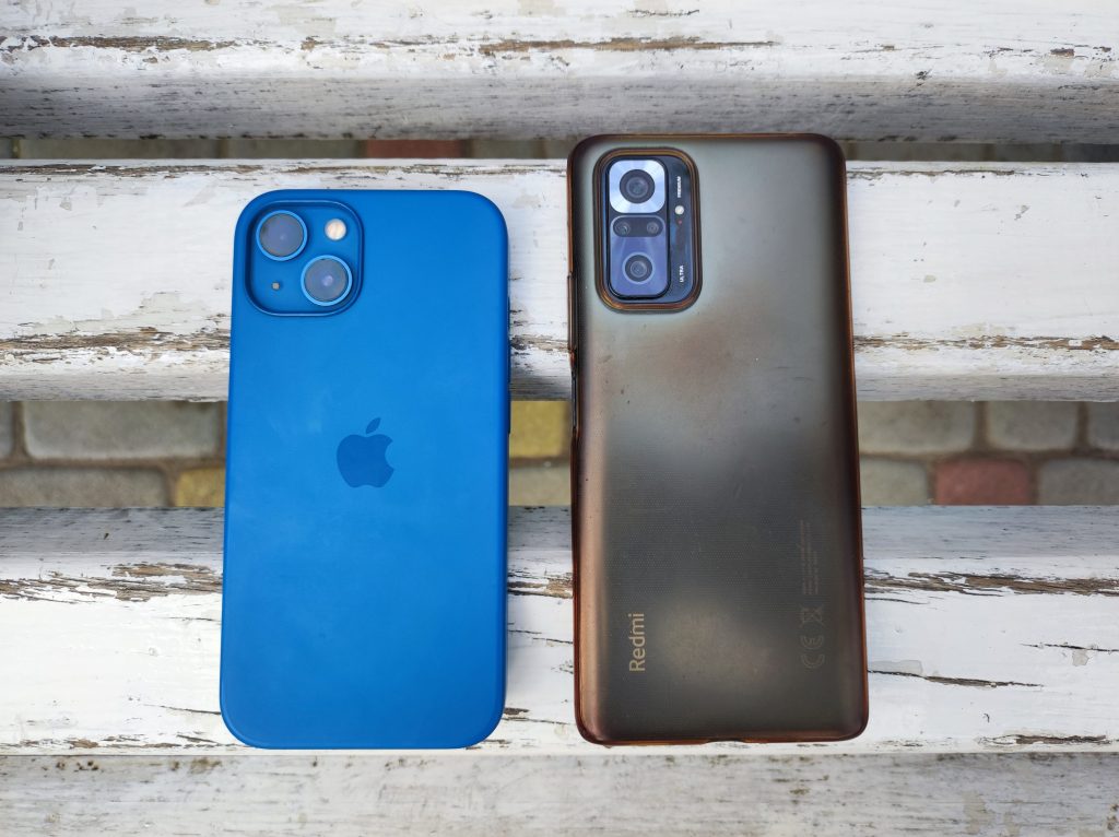 iPhone 13 і Redmi Note 10 Pro
