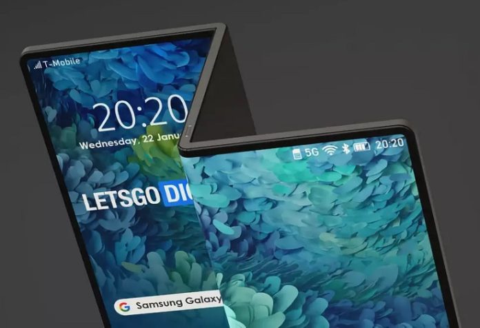 Планшет со сгибающимся экраном Samsung