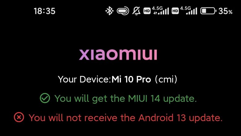 MIUI Updater получил обновление с поддержкой MIUI 14 Check