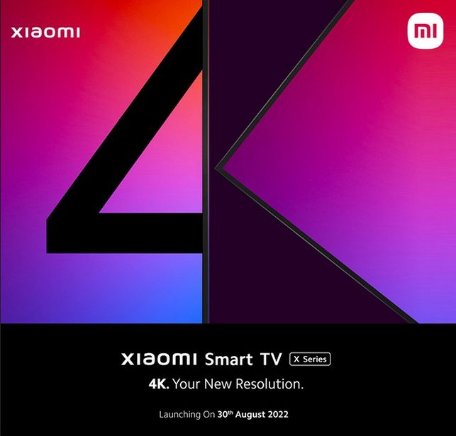 Телевизоры Xiaomi Smart TV X Series с дисплеем 4K через 1,5 недели дебютирую в Индии