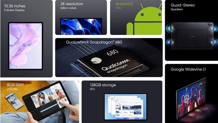 Новый планшет Chuwi HiPad Max с чипом Snapdragon 680 и аккумулятором емкостью 7000 мА/ч. запущен в продажу со скидкой 50%