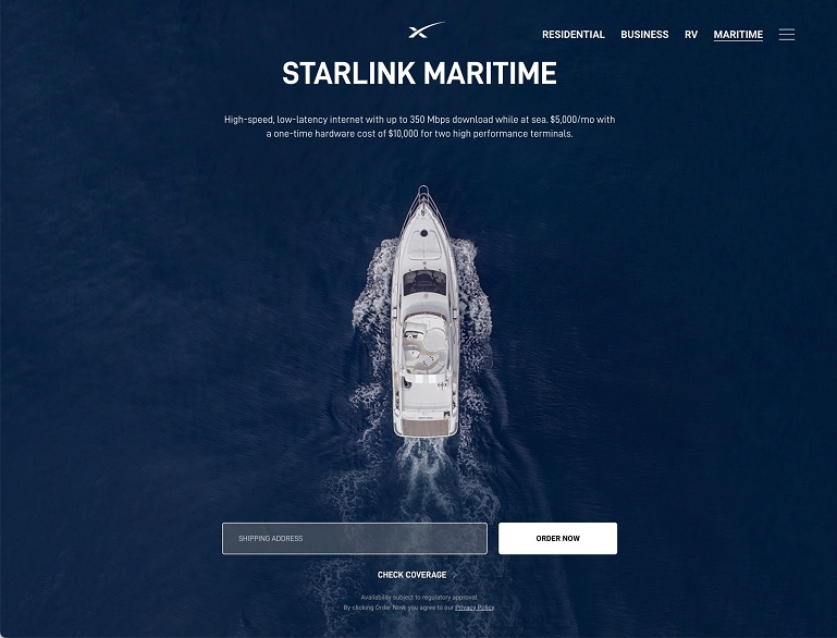 Starlink Maritime
