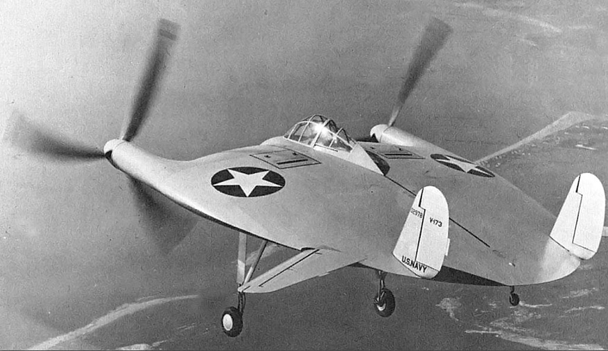 Прототип американского истребителя V-173