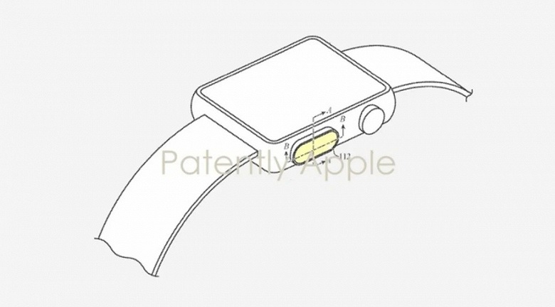 Патент на смарт-годинник Apple Watch з Touch ID