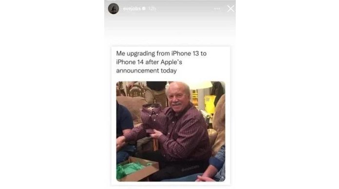 Дочь Стива Джоба подтрунивает над iPhone 14 