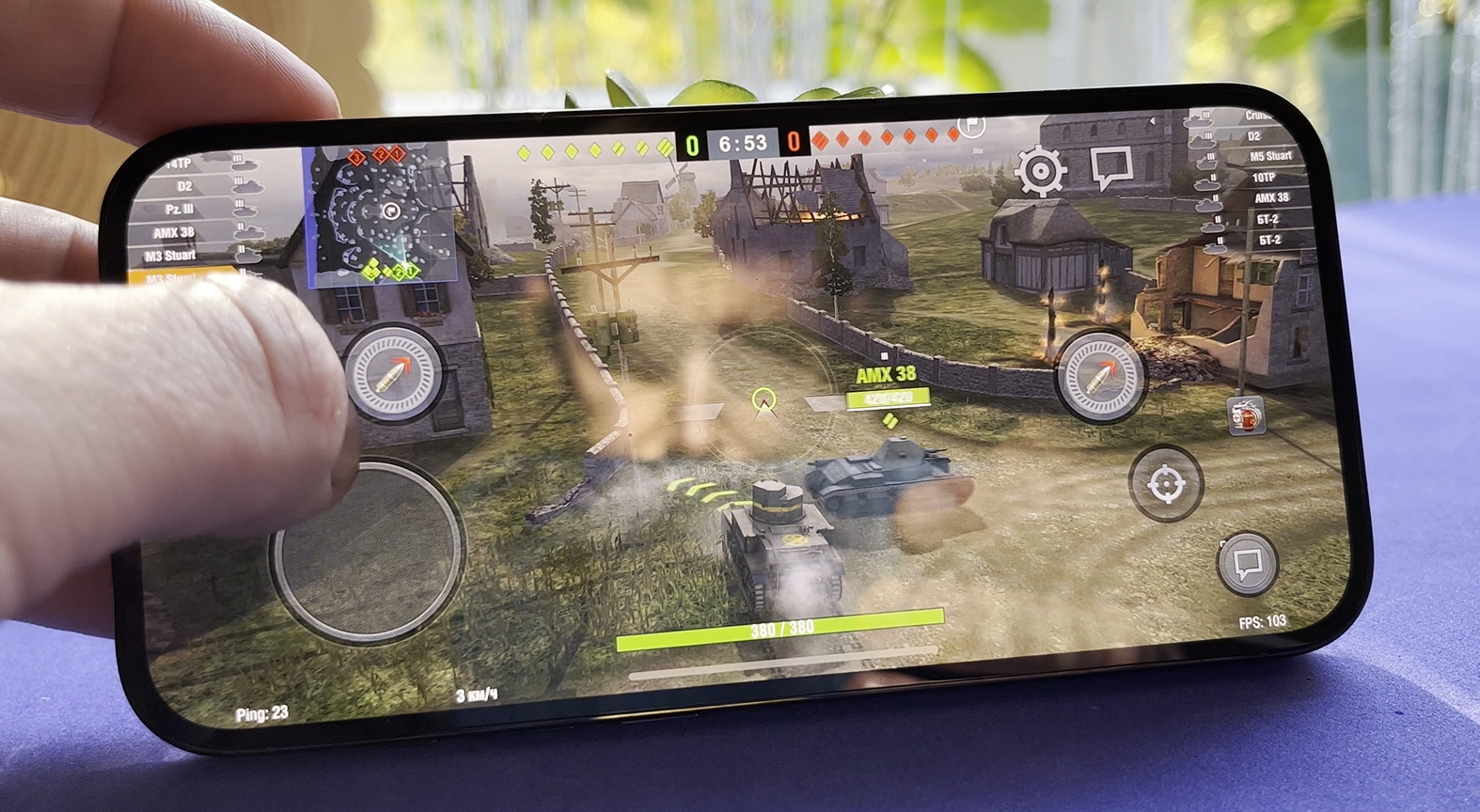 World of Tanks: Blitz на iPhone 14 Pro